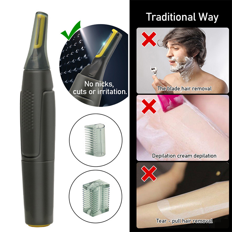 Триммер для лица в носу, ушах, – обзор и цена Men'S Face Grooming